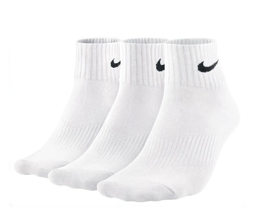 Lot de 3 paires de chaussettes Nike Everyday Cushion Ankle - Blanc