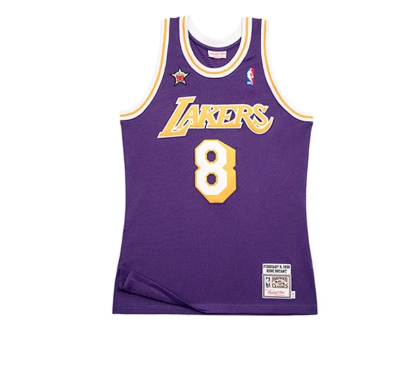 Maillot Los Angeles Lakers Kobe Bryant (N°8) - Édition Pourpre