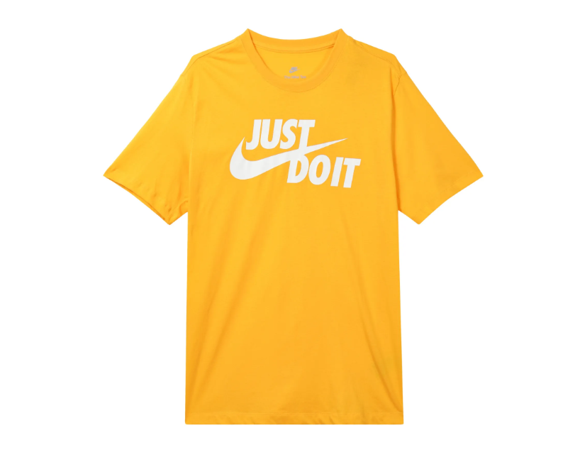 T-shirt Nike "Just Do It" Jaune