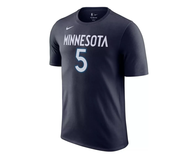 T-shirt Minnesota Timberwolves - Édition joueur (Bleu marine)
