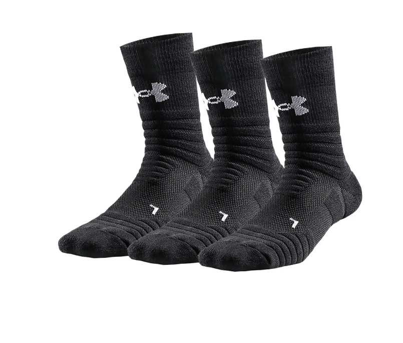 Lot de 3 Paires de Chaussettes de Sport Under Armour - Noir