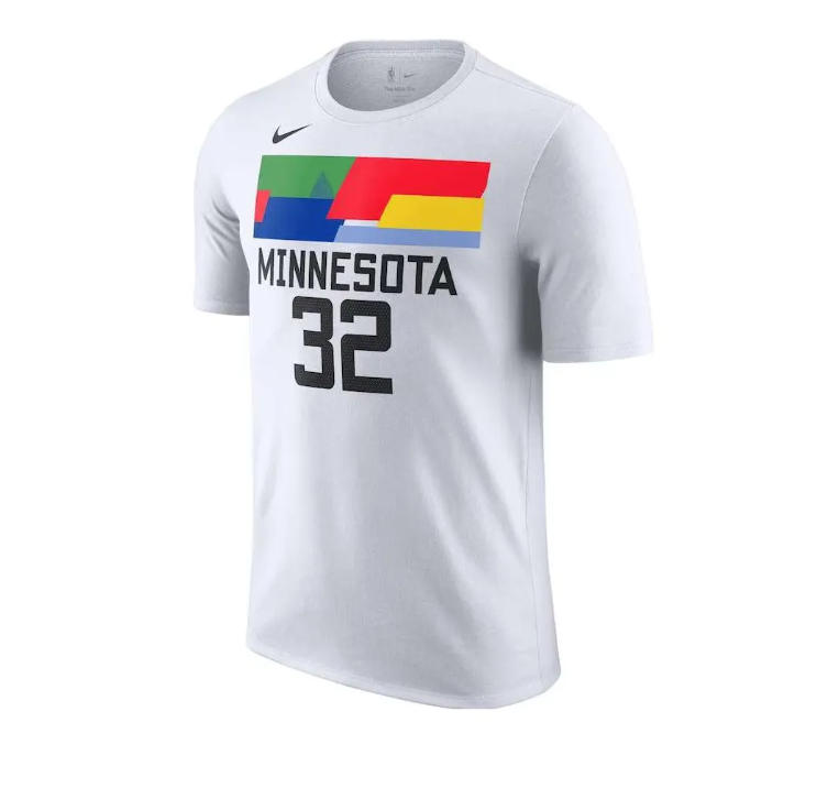 T-shirt Minnesota Timberwolves - Édition Culture (Blanc)