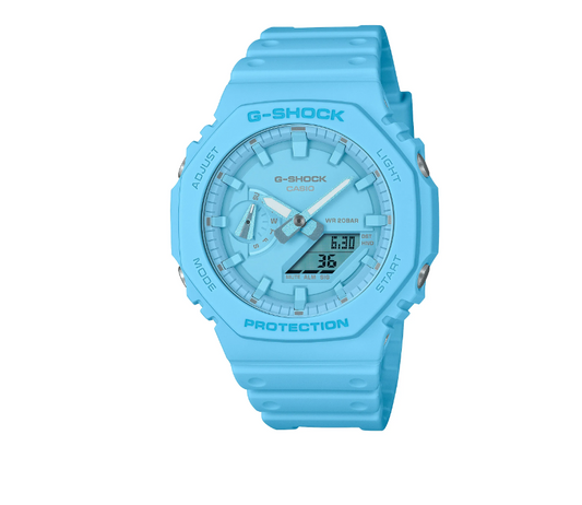 Casio G-Shock GA-2100 entièrement bleue