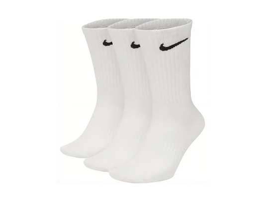 Lot de 3 paires de chaussettes Nike Crew Essentials - Blanc