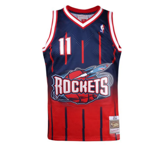 Maillot Houston Rockets - Yao Ming (N°11) - Bleu et Rouge