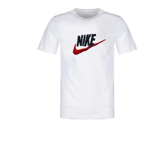 T-shirt Nike avec logo brodé rouge et noir