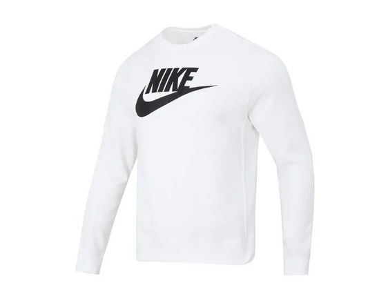 Sweat  Nike blanc avec logo noir