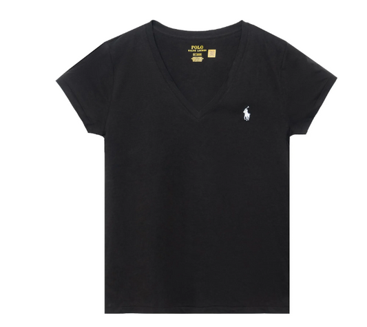 T-shirt Ralph Lauren - Col V Noir