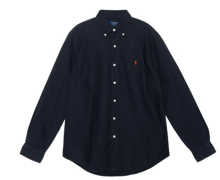 Chemise Ralph Lauren - Bleu Marine Manches Longues