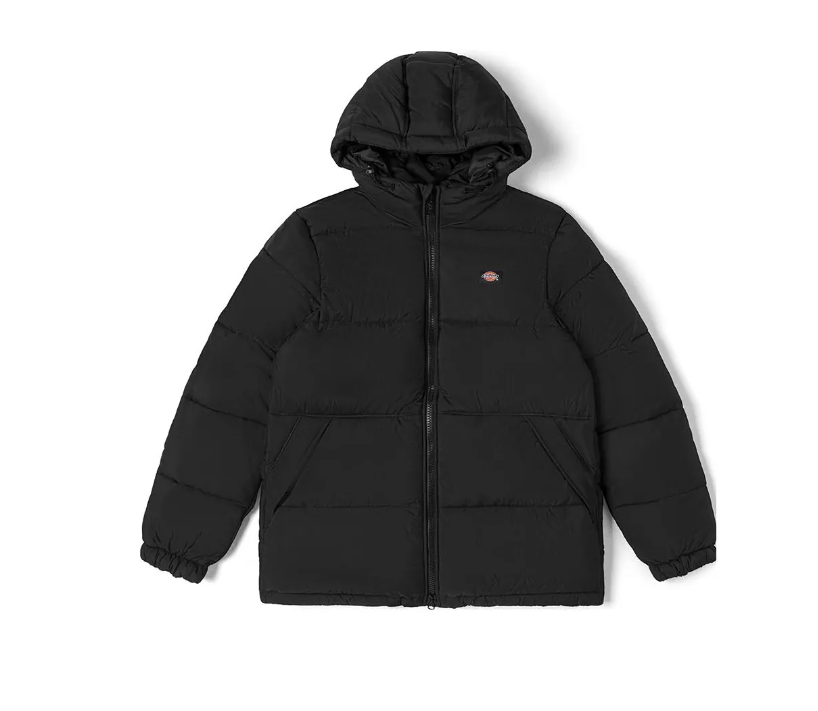 Veste Doudoune Noire avec Capuche Dickies