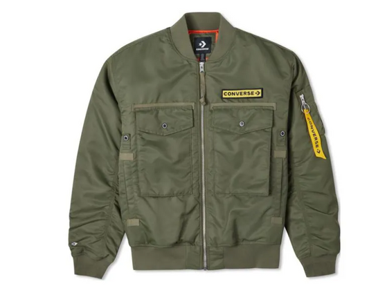 Veste bomber vert olive Converse