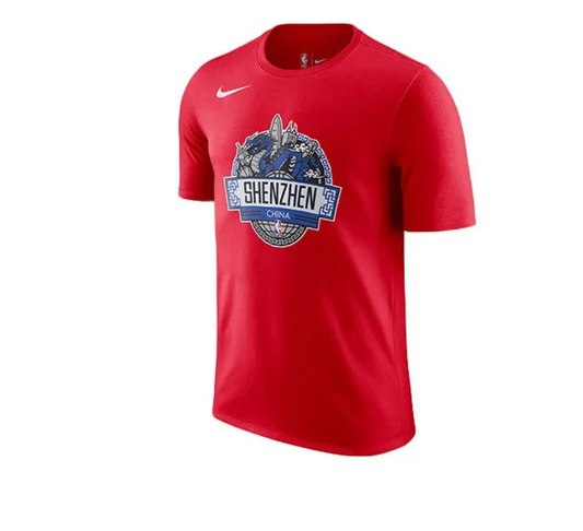 T-shirt Shenzhen NBA - Édition Spéciale (Rouge)