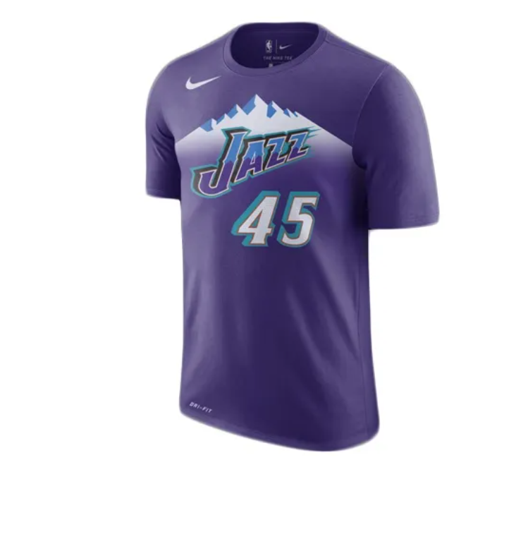 T-shirt Utah Jazz - Édition Montagne (Violet)